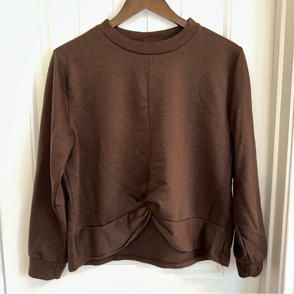 H&M brown sweatshirt, large